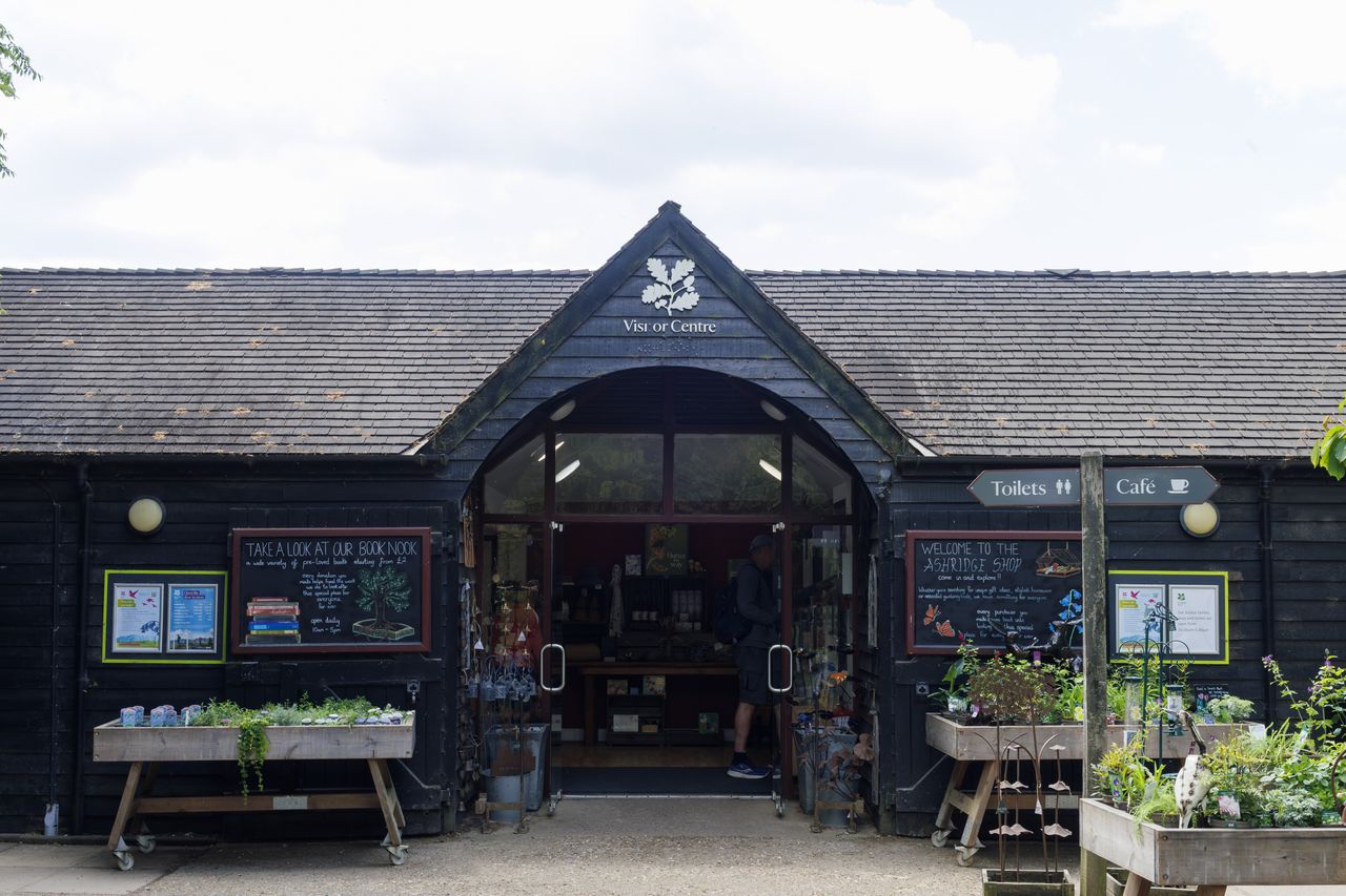 The National Trust Ashridge Estate Visitor Centre, a great place to stop for a coffee, cake, knowledge, and trinkets!